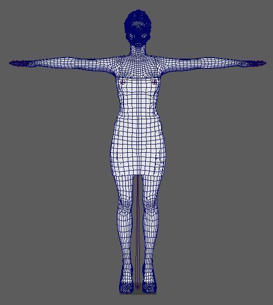 Erika Jayne Character Low-poly 3D model_20