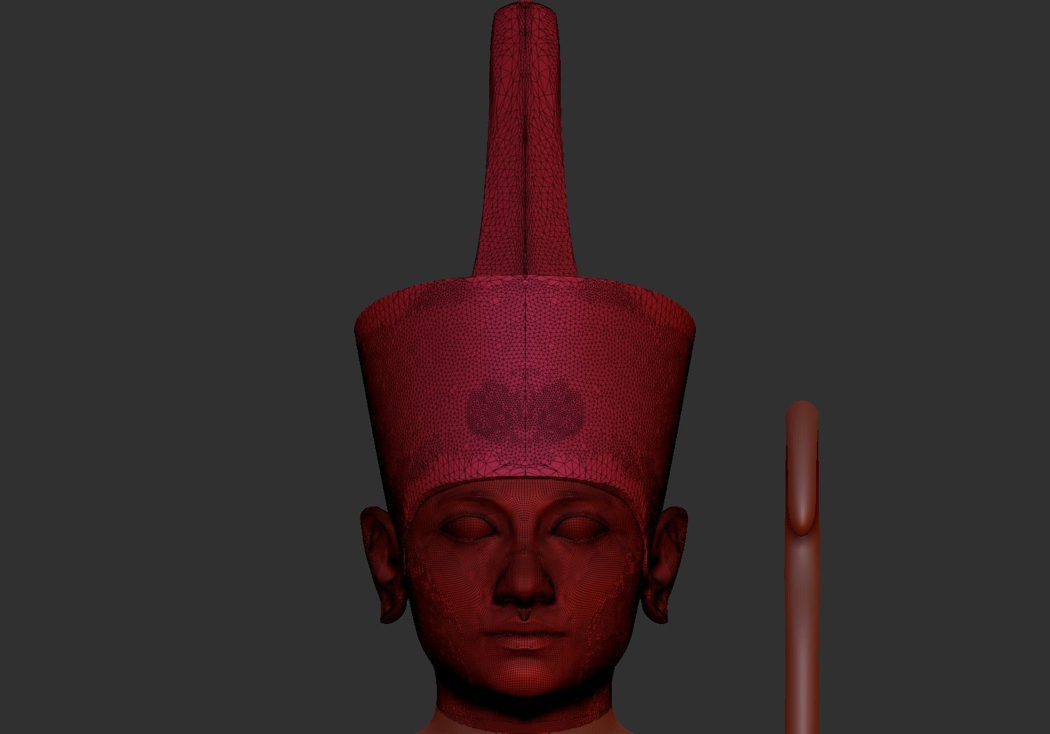 Egyptian King Statuettes Senusret  Petrie 3d  printable model 3D print model_18