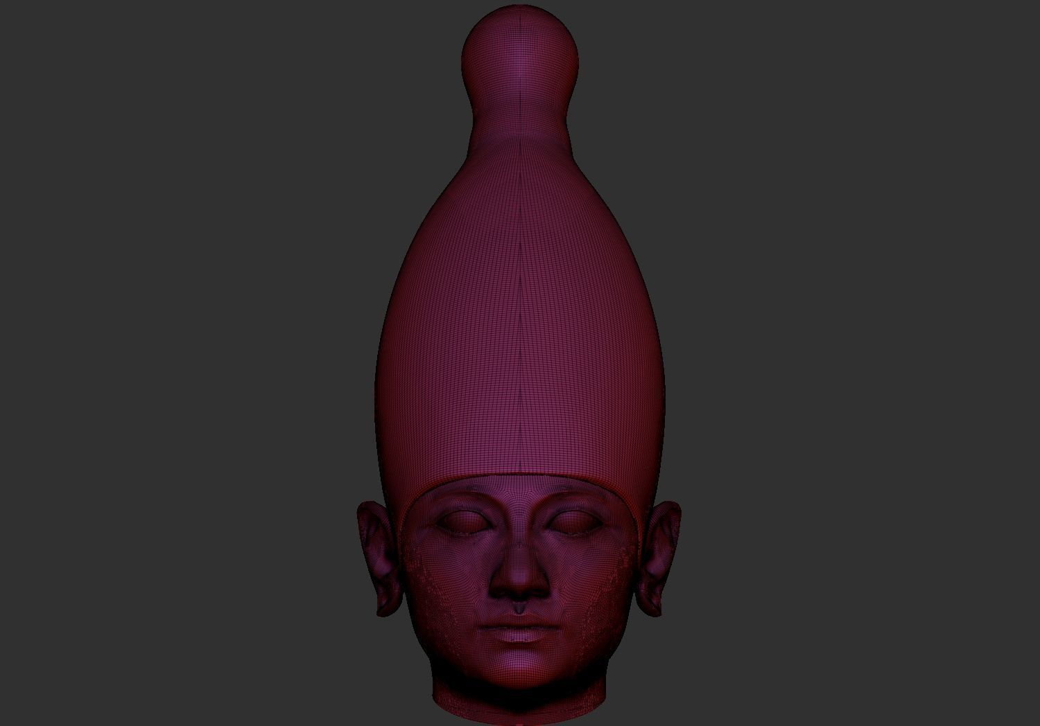 Egyptian King Statuettes Senusret  Petrie 3d  printable model 3D print model_17