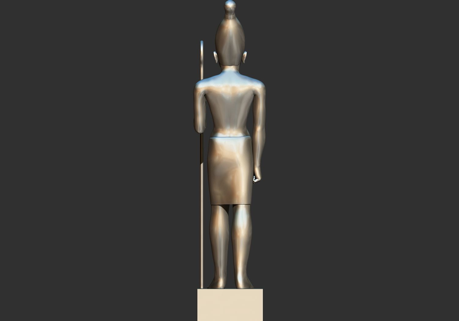 Egyptian King Statuettes Senusret  Petrie 3d  printable model 3D print model_12