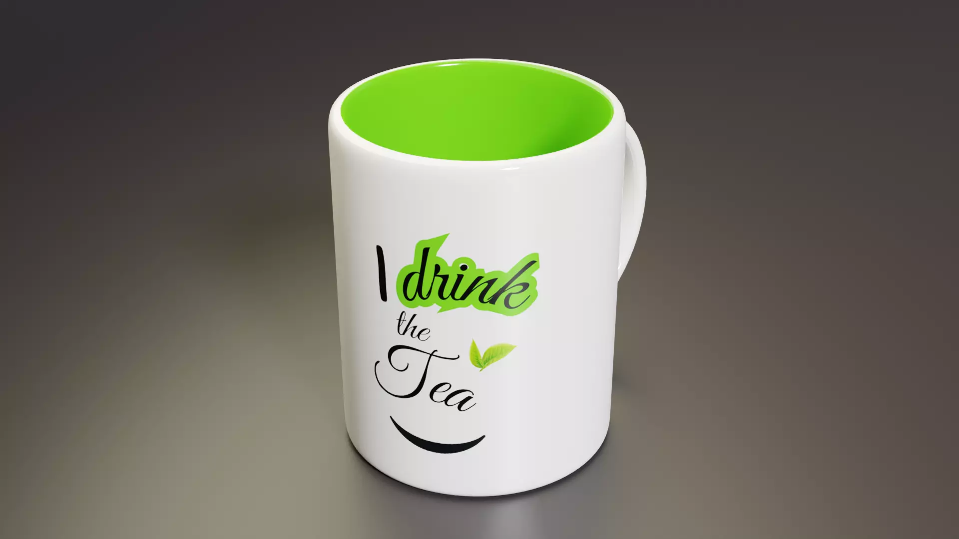 coffee cup Low-poly 3D model_0