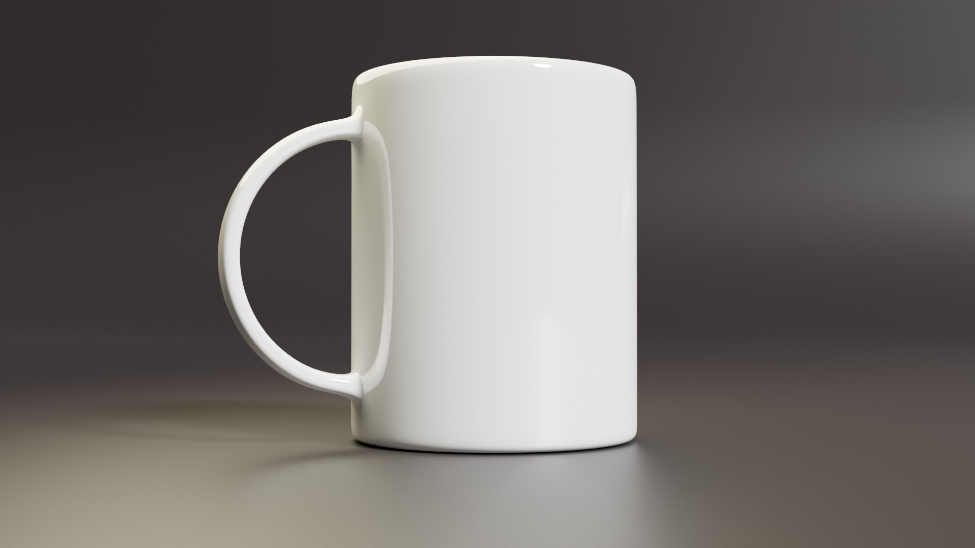 coffee cup Low-poly 3D model_1
