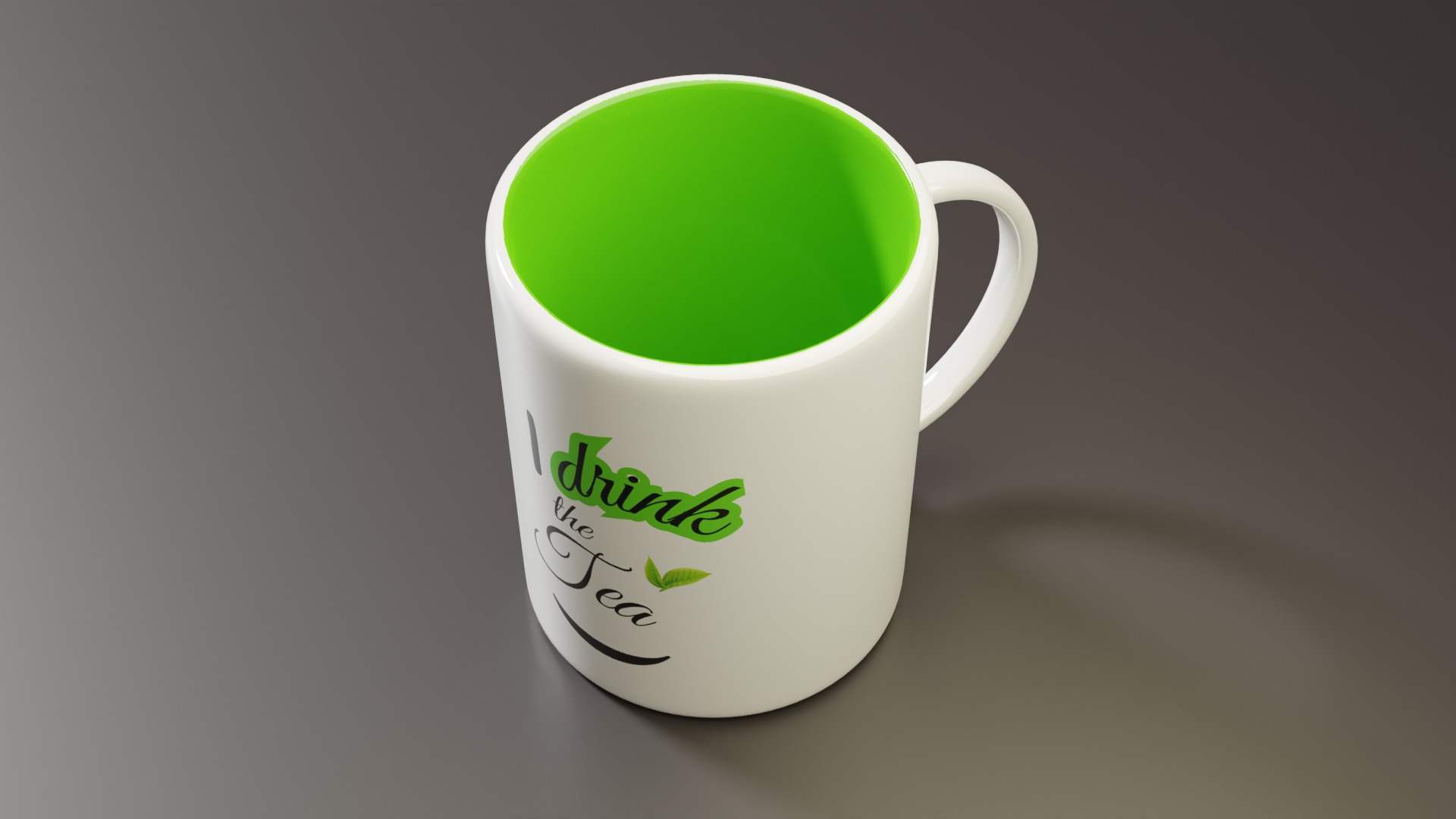 coffee cup Low-poly 3D model_2