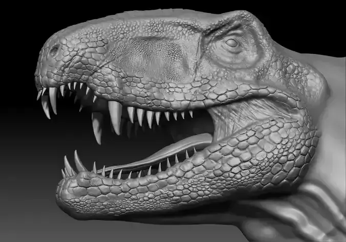 Dinosaur Dimetrodon Sculpt Project