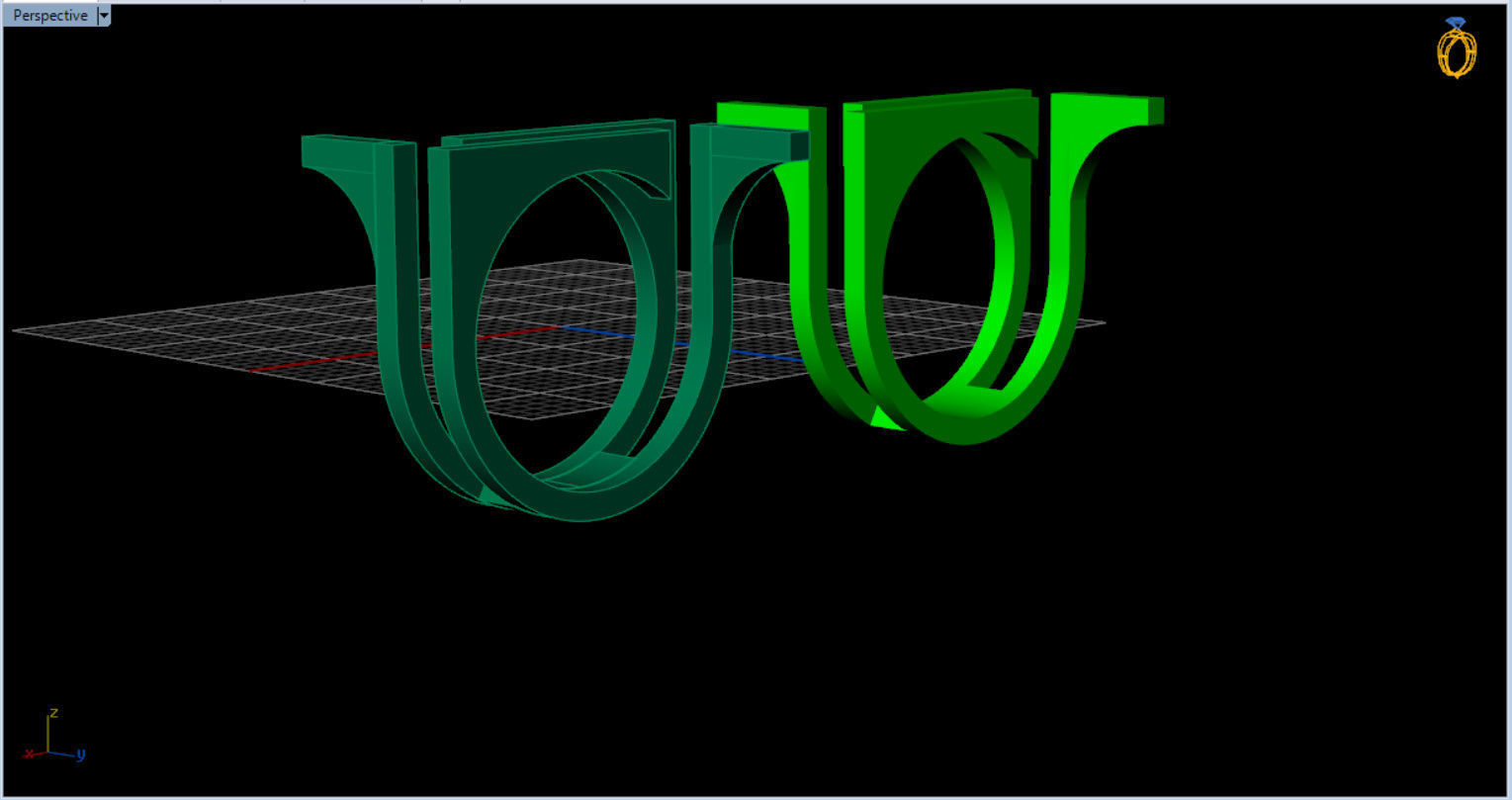 minimal modern ring  3D print model_14