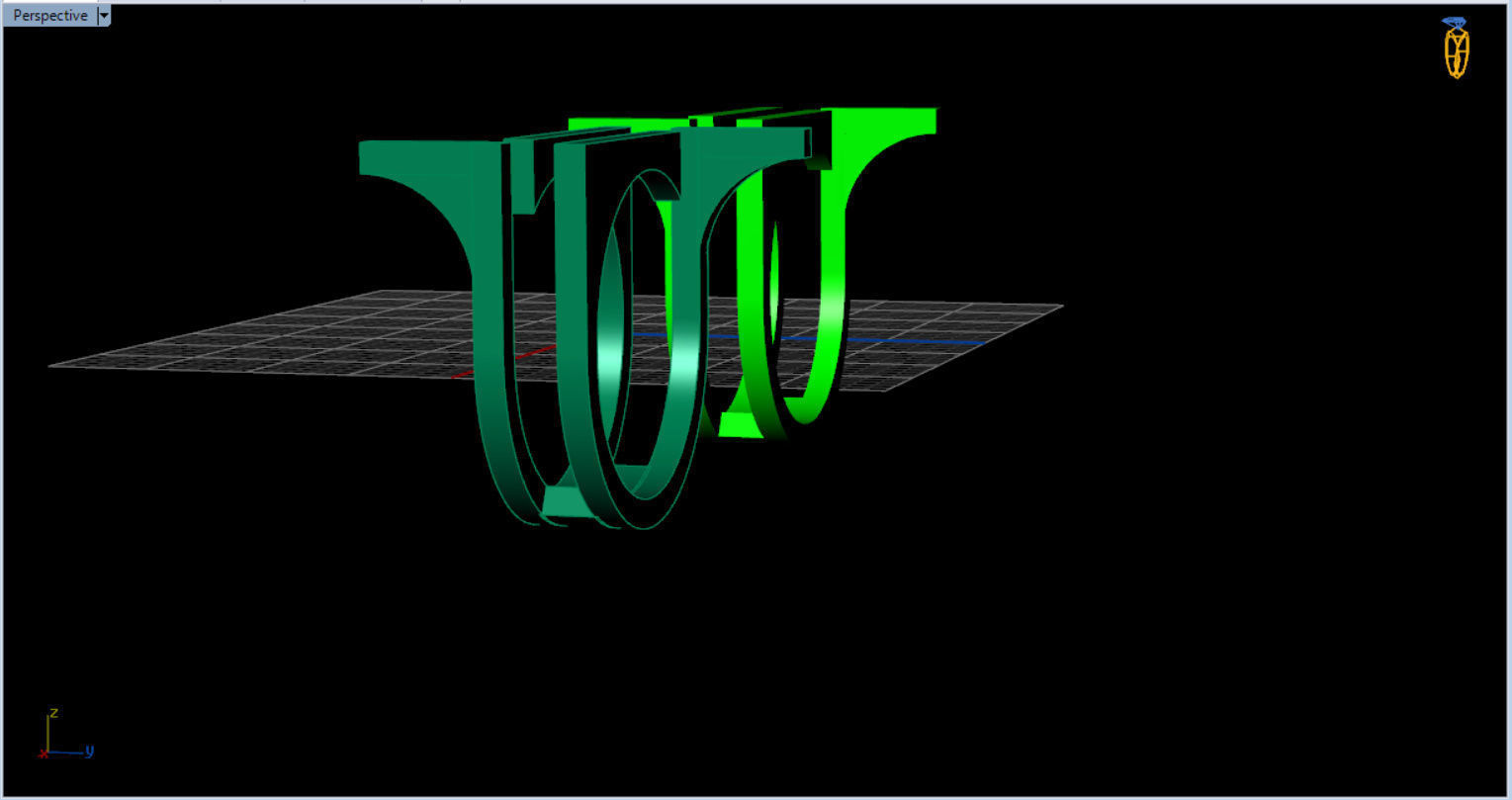 minimal modern ring  3D print model_13