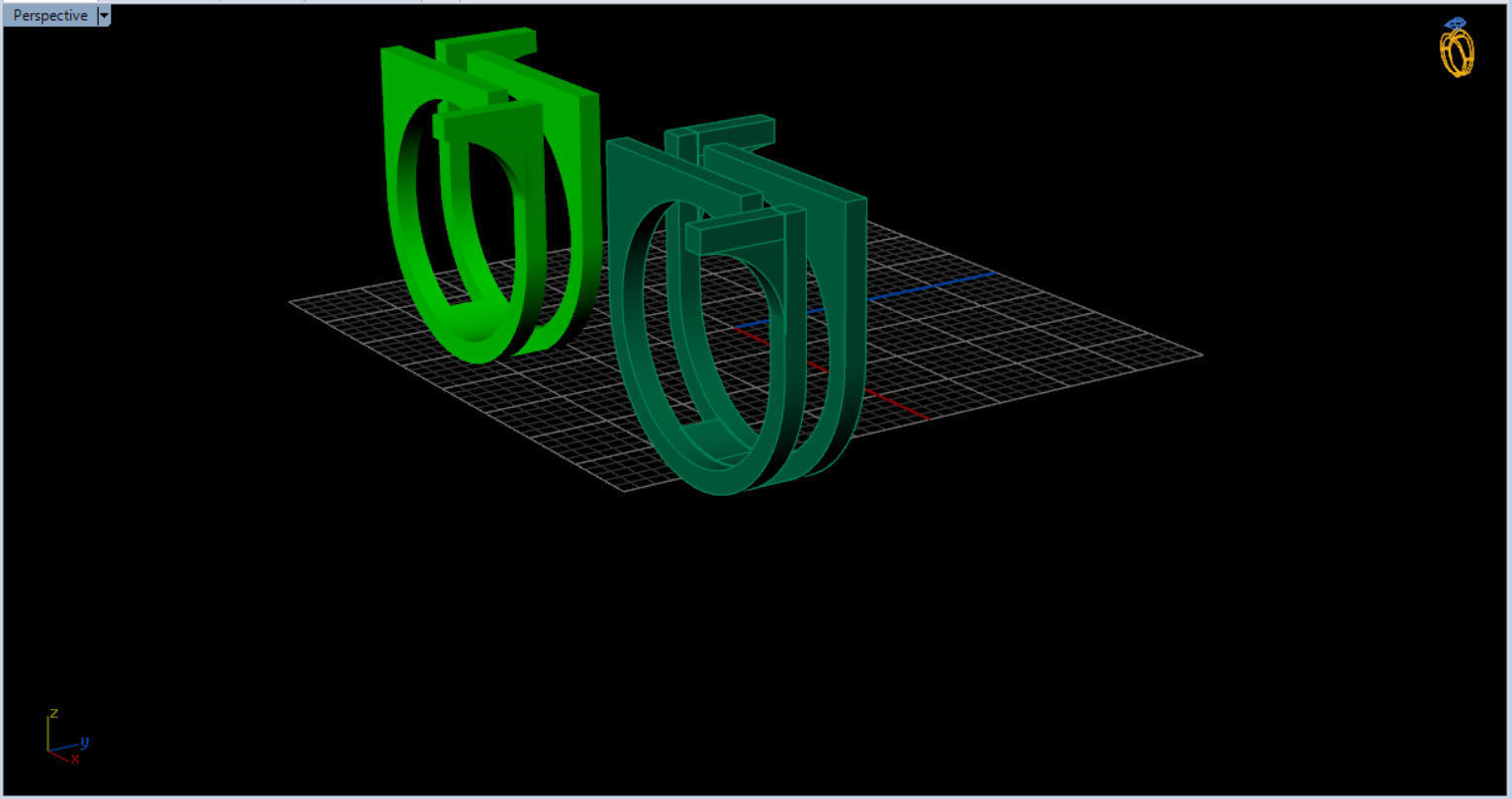 minimal modern ring  3D print model_11