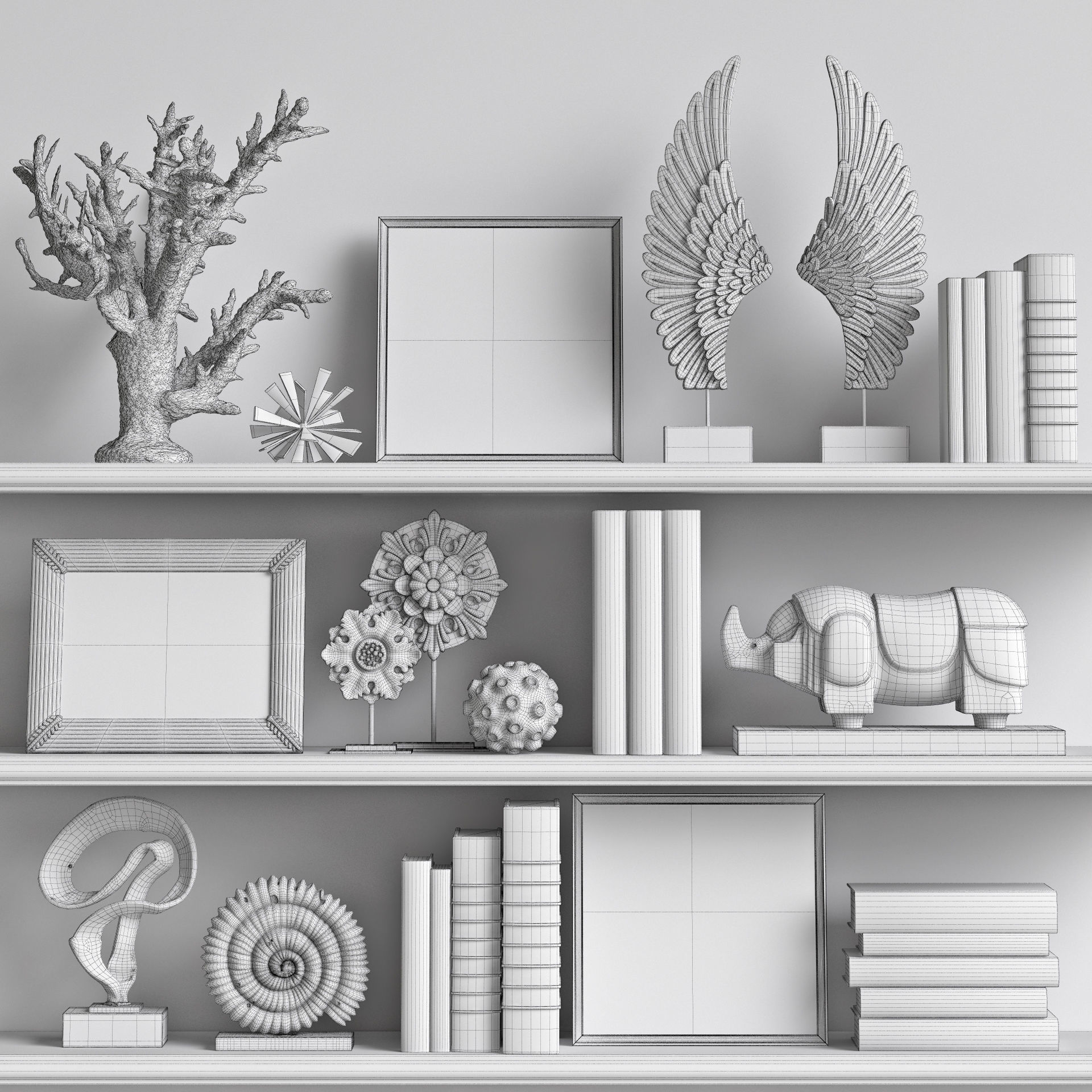 Decor Set 251 3D model_6