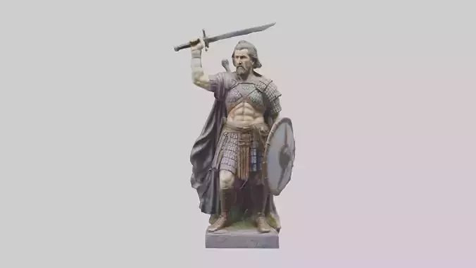 Braveheart Warrior Statue model