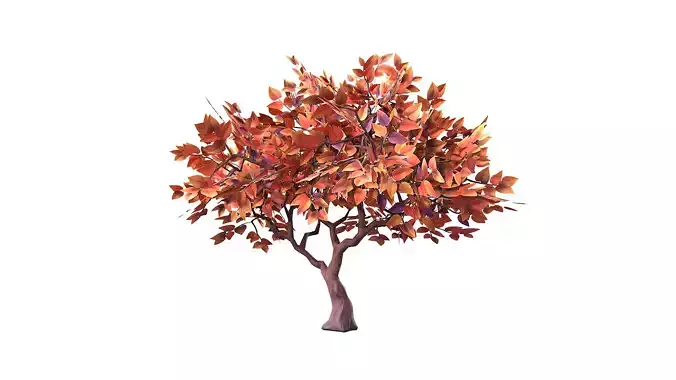 Stylized Tree 04 Autumn