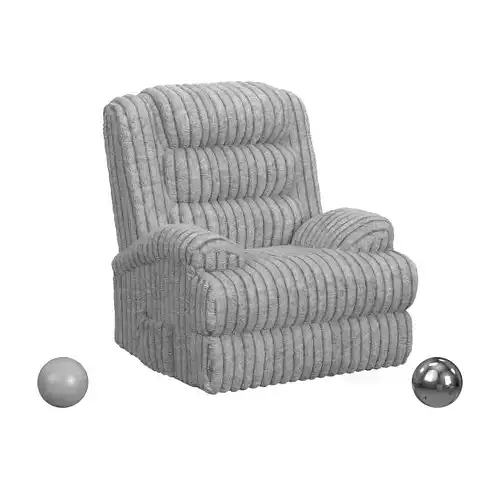 Artemis Power Lift Chair In Softcat Silver 3D model