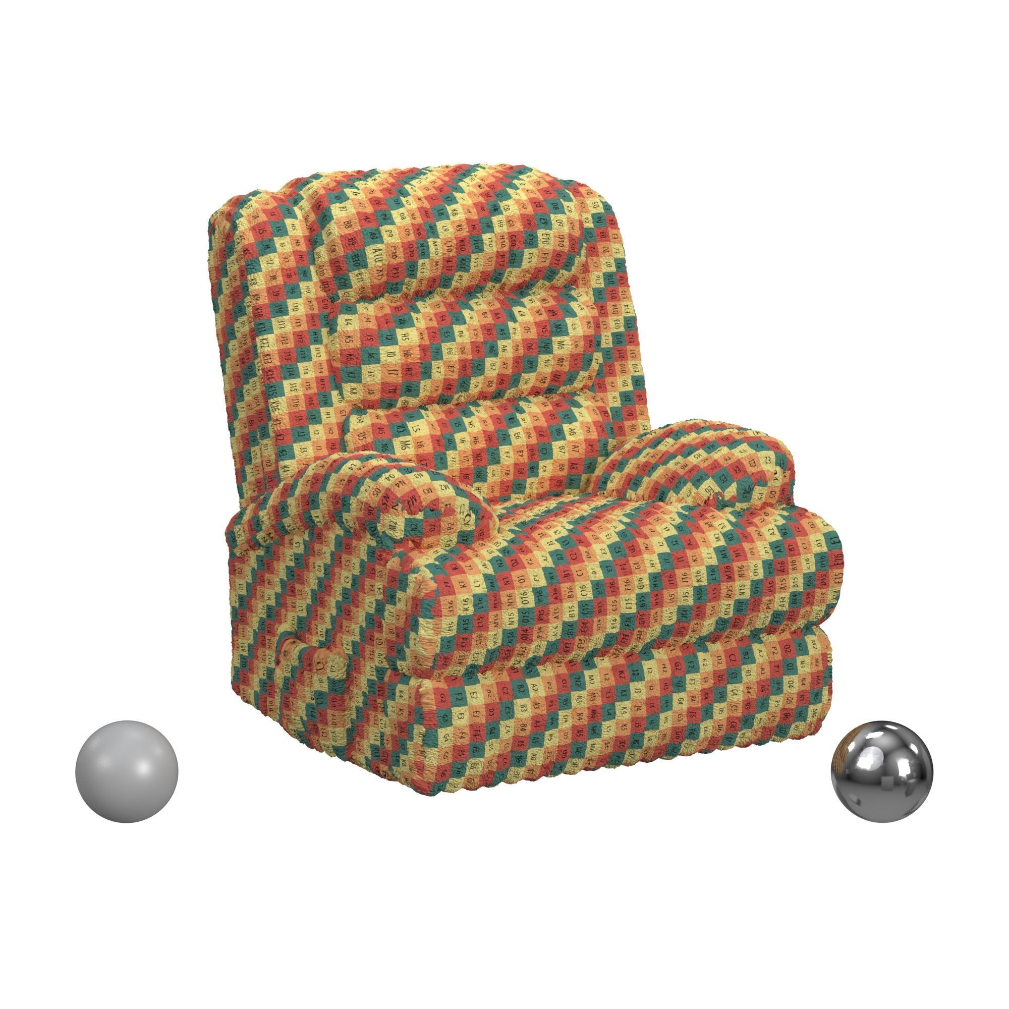 Artemis Power Lift Chair In Softcat Silver 3D model_3