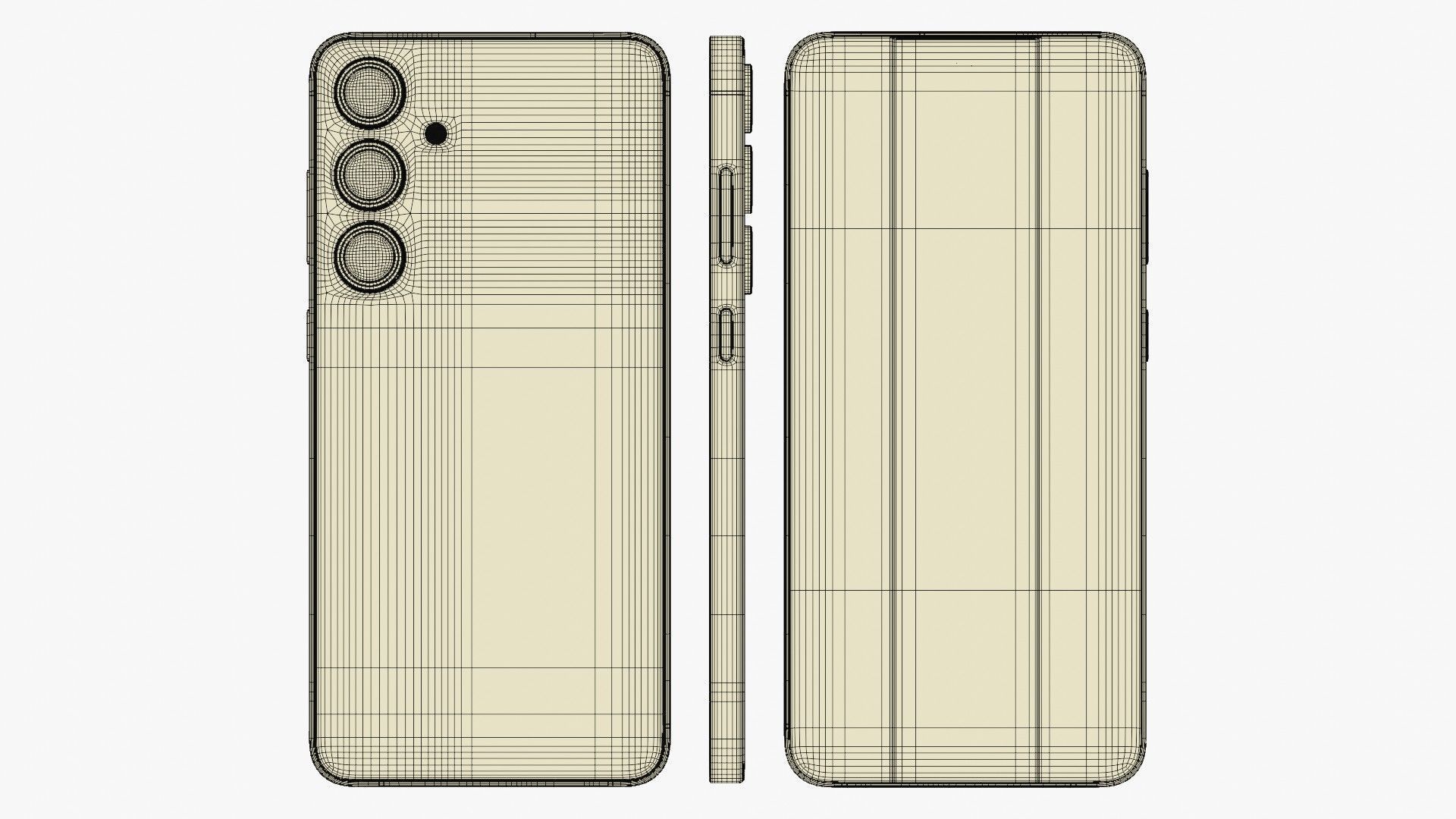 Samsung Galaxy S25 Plus Low-poly 3D model_13