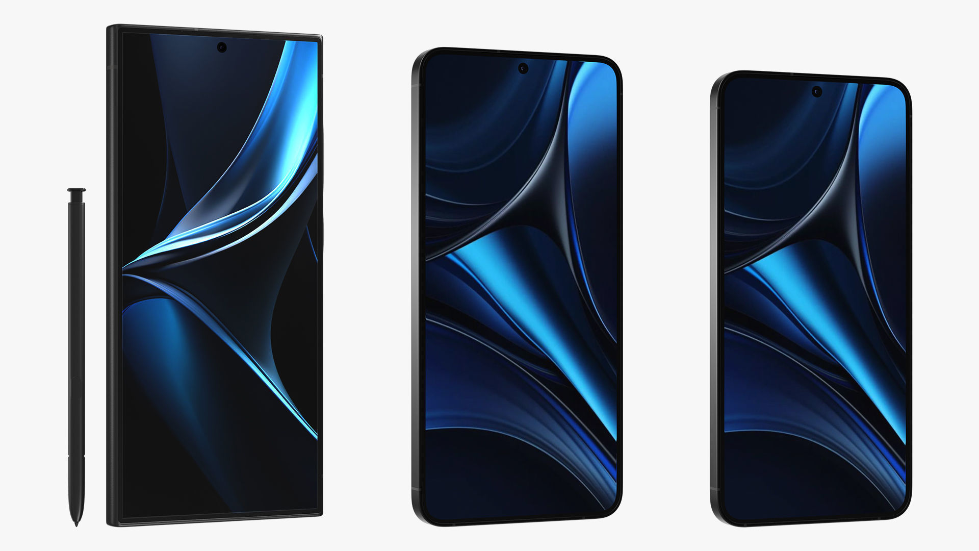 Samsung Galaxy S25 And Plus And Ultra 3D model_1