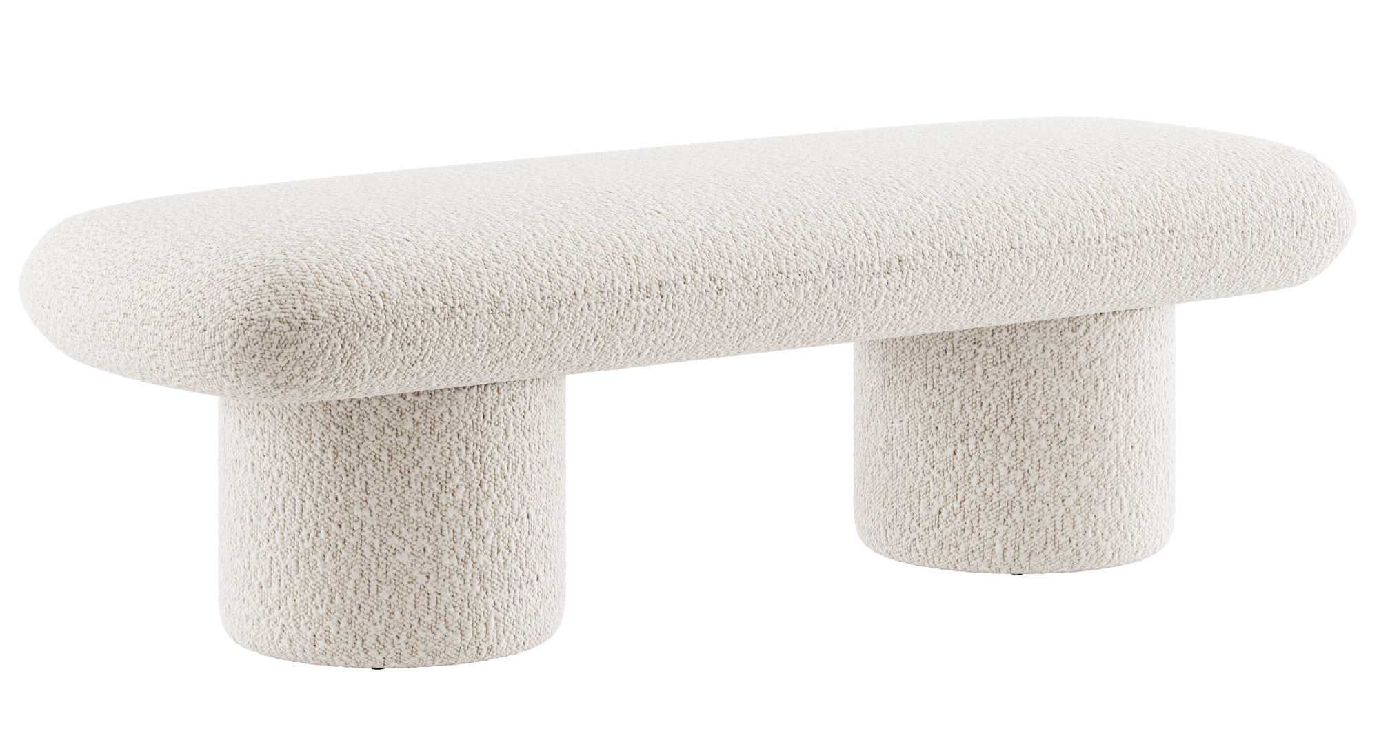 Este Bench By Poly and Bark 3D model_7