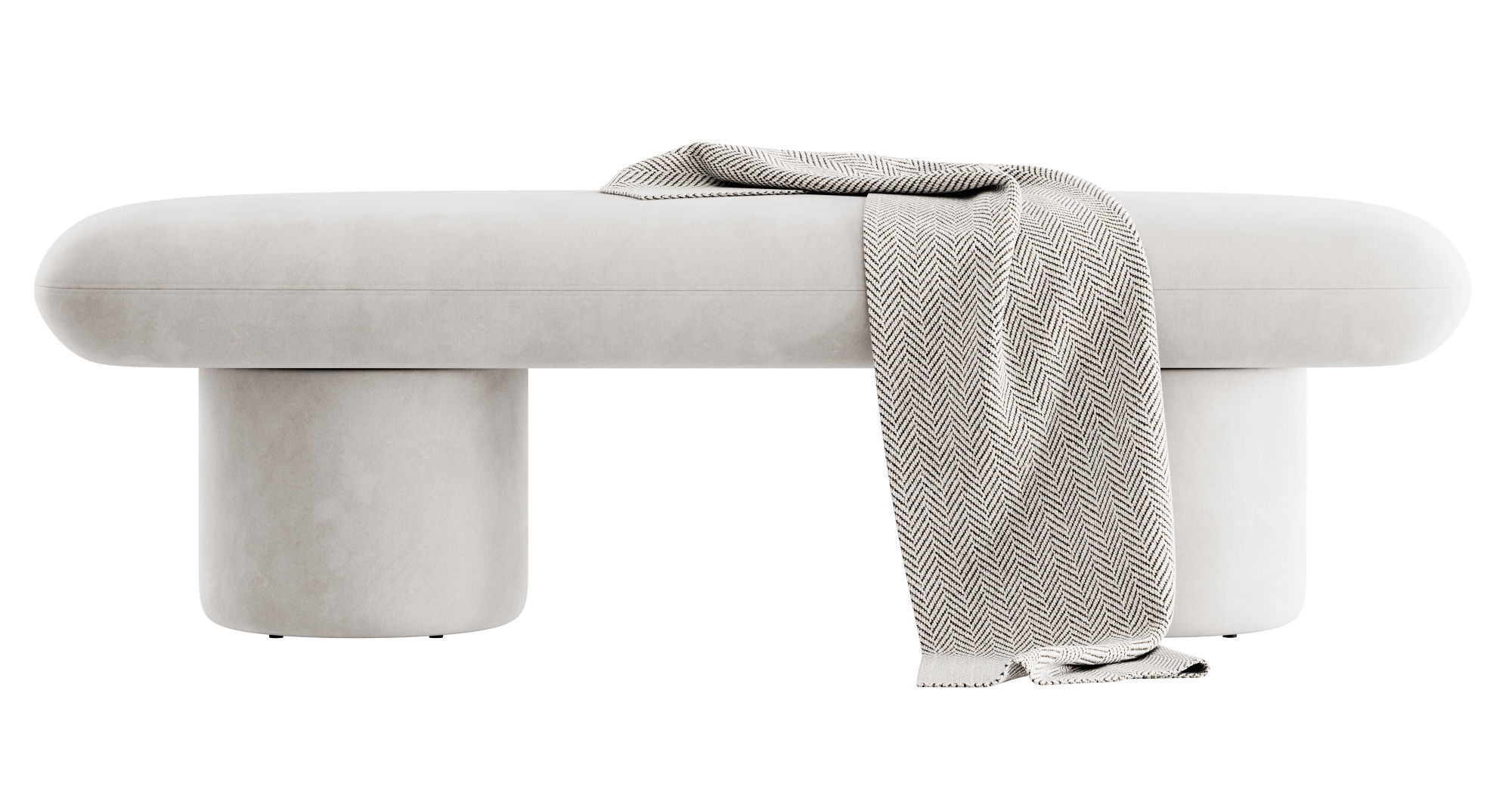 Este Bench By Poly and Bark 3D model_14