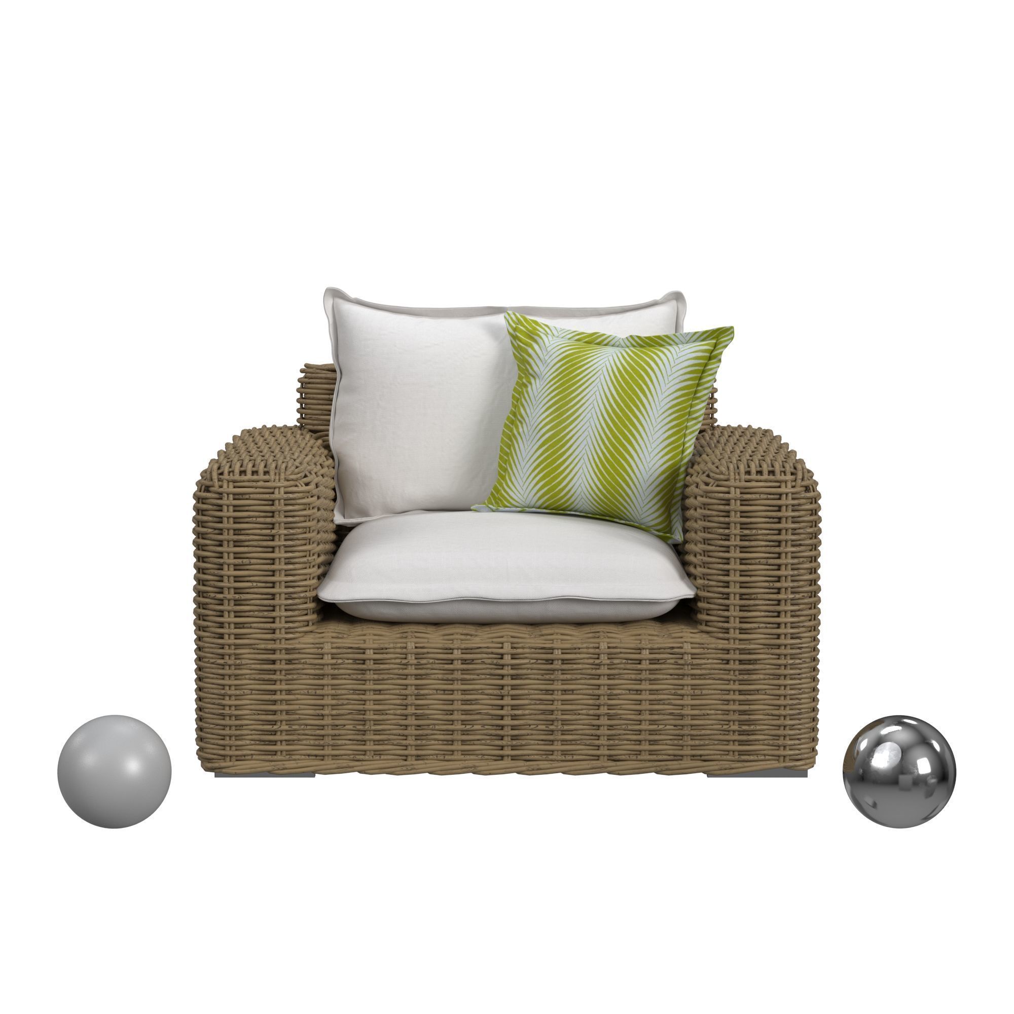 Westport Outdoor Lounge Chair 3D model_1