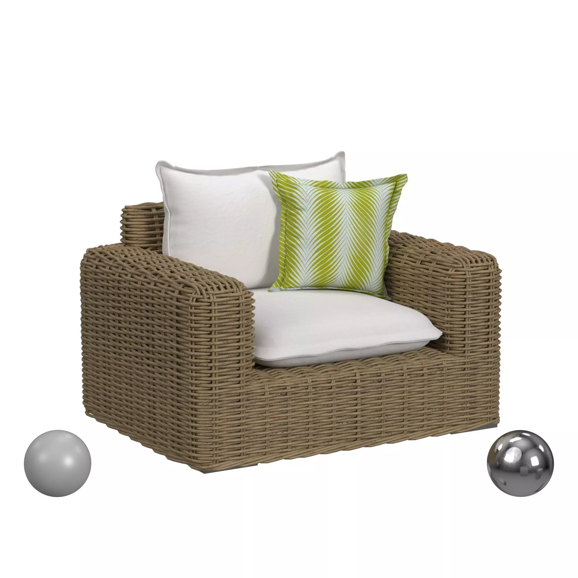 Westport Outdoor Lounge Chair 3D model_0