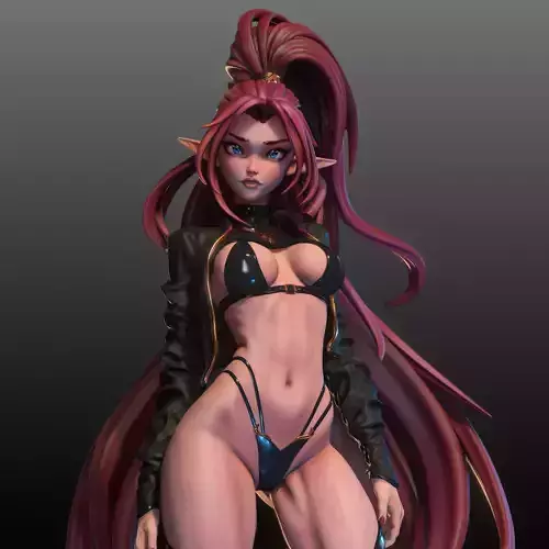 Cute elf 3D print model Cute elf 3D print model