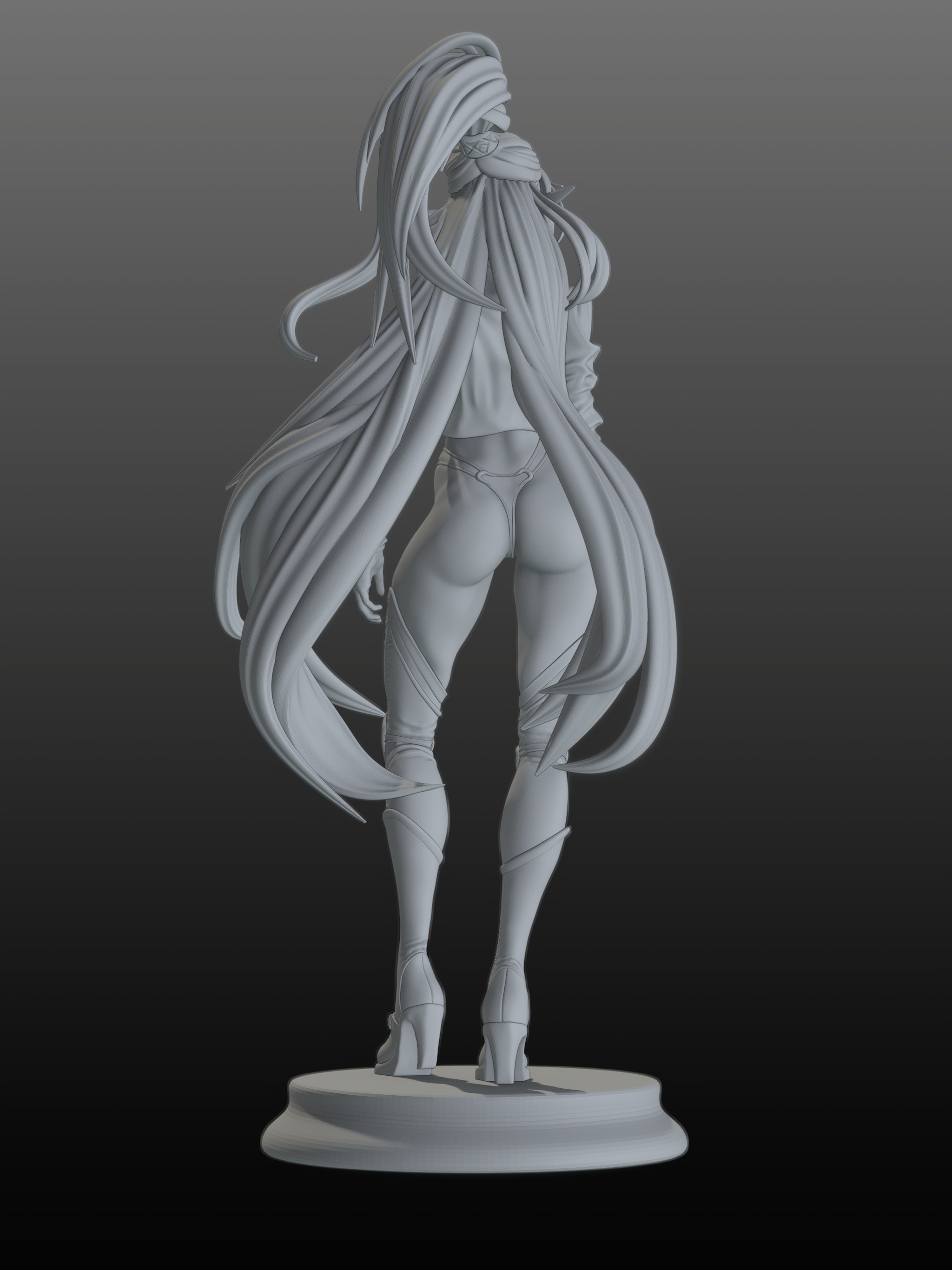 Cute elf 3D print model_14
