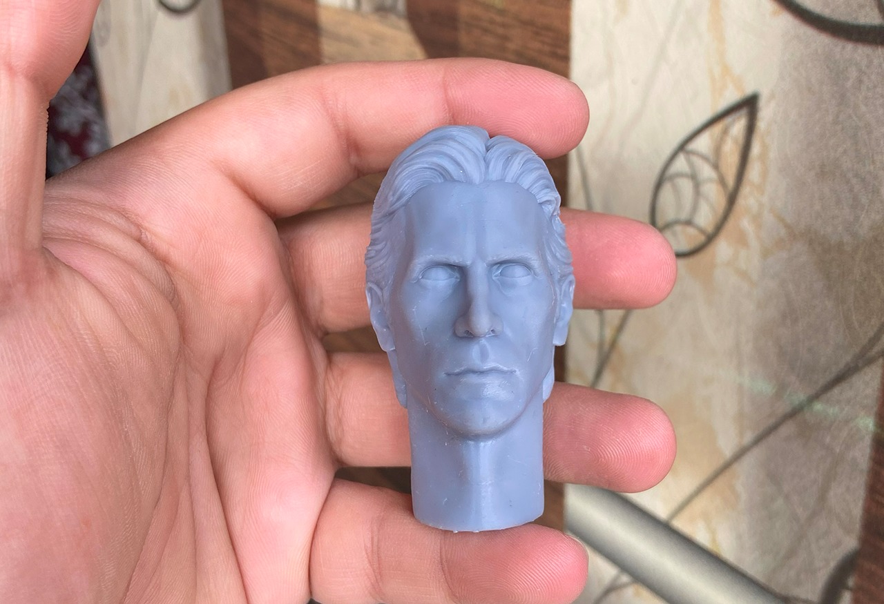 Christian Bale - Bruce Wayne head - Dark Knight Inspired Sculpt 3D print model_11