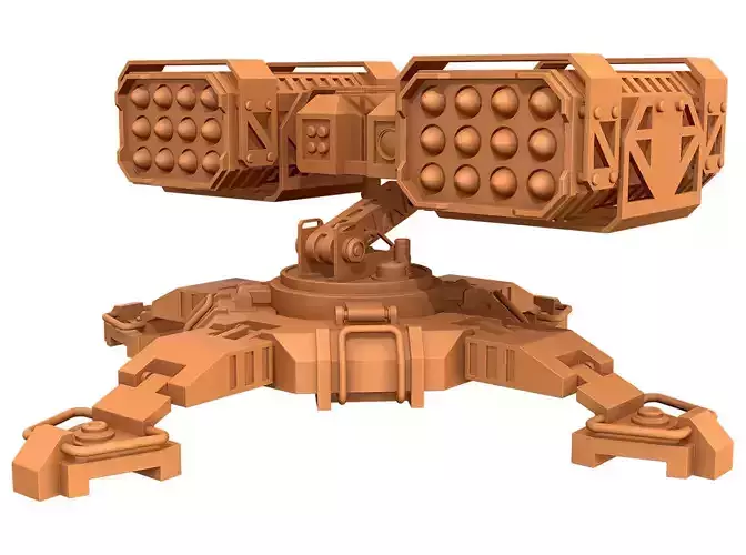 Missile Launcher 3 - Clay