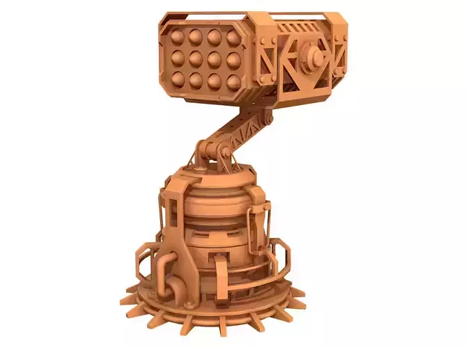 Missile Launcher 4 - Clay