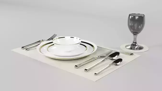 Plates Spoon and Fork set CG1