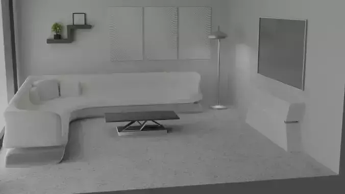 3D Living Room