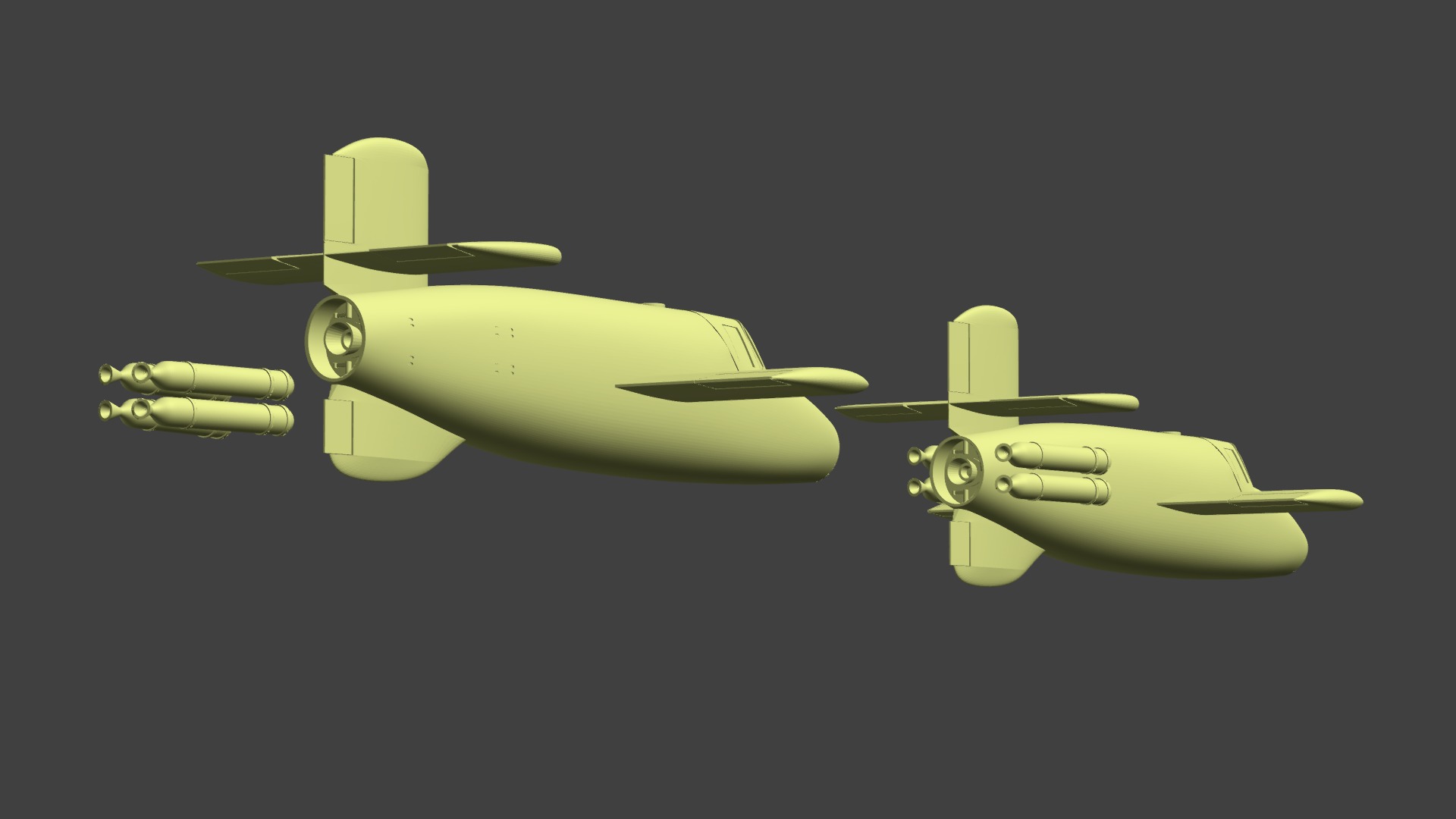 Ba-349 3D print model_11