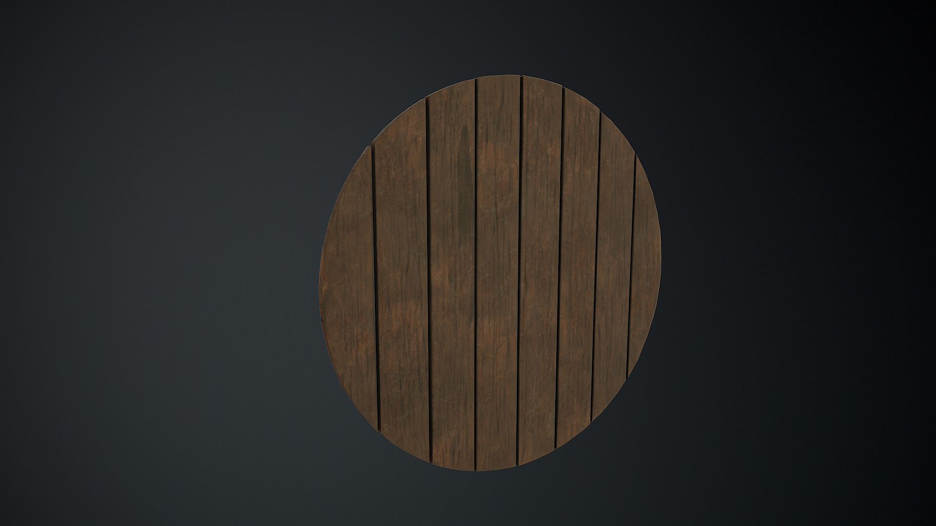 Medieval Shield Low-poly 3D model_8