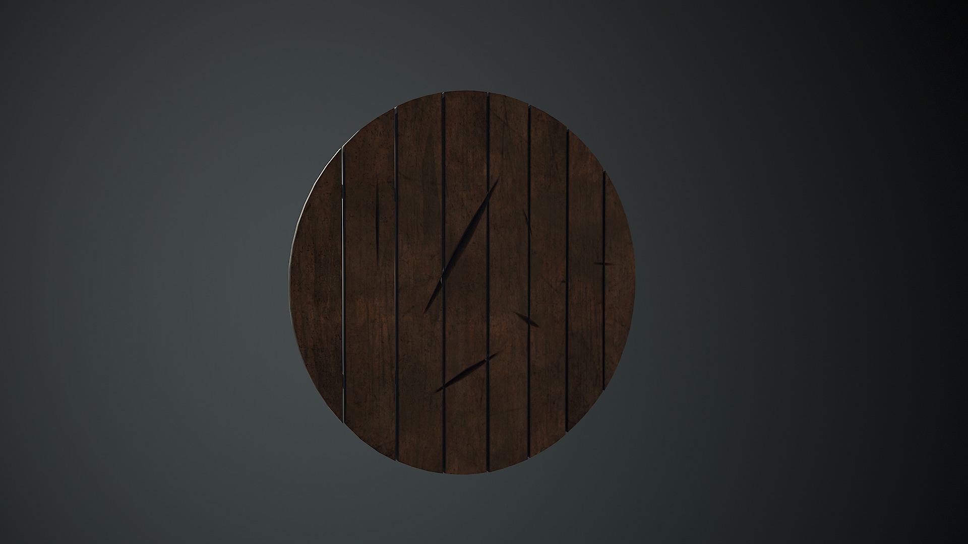 Medieval Shield Low-poly 3D model_12