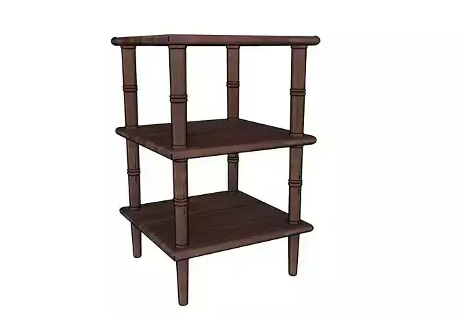 Bamboo Side Table by Alfred Newall