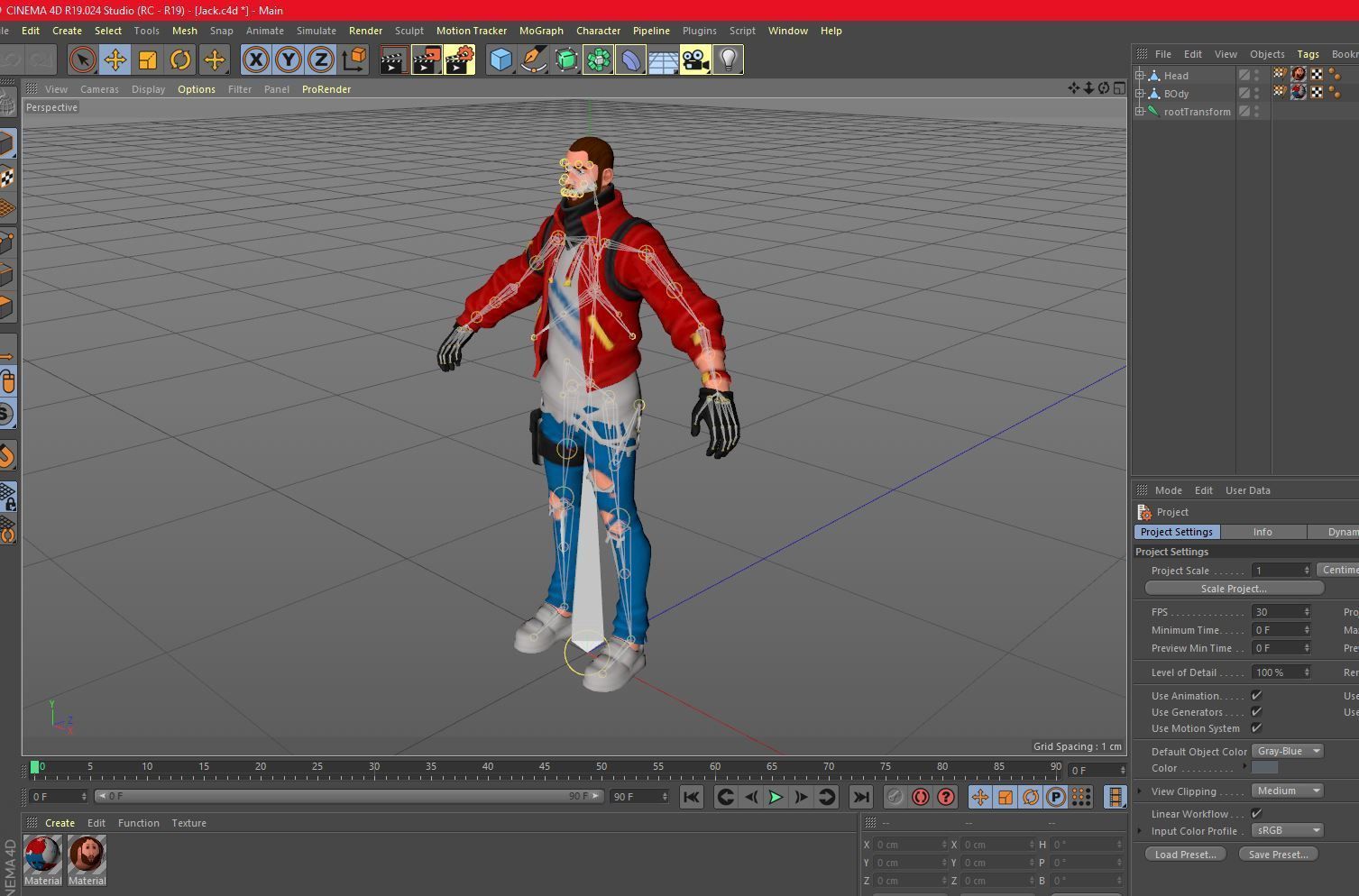 Cartoon Male Character Low-poly 3D model Low-poly 3D model_11