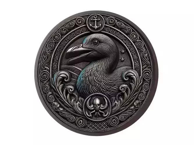 Auk Animal Medallion