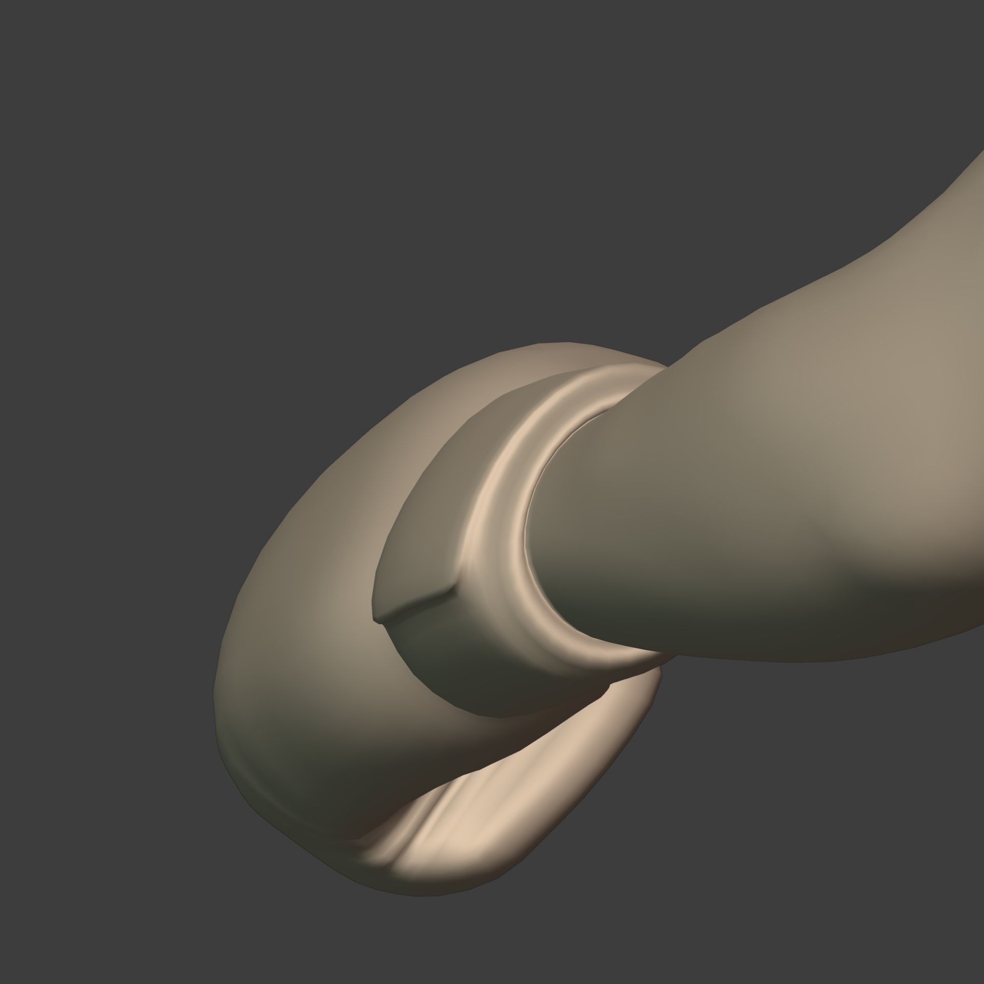 Athlete - Kickboxer Character - Fighter - Wrestler Low-poly 3D model_20