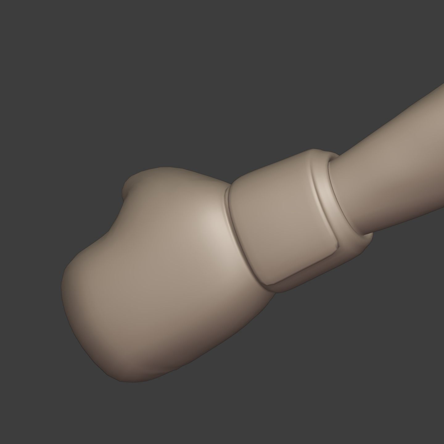 Athlete - Kickboxer Character - Fighter - Wrestler Low-poly 3D model_27