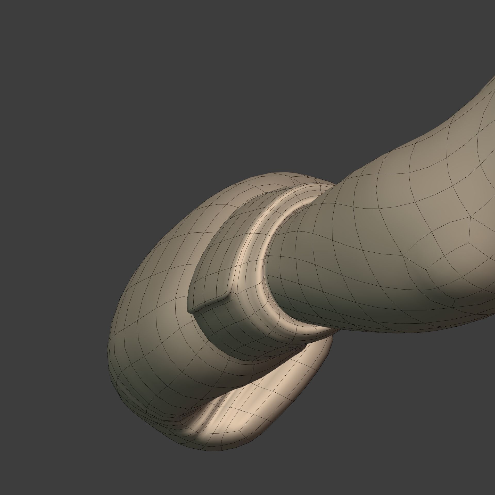 Athlete - Kickboxer Character - Fighter - Wrestler Low-poly 3D model_21