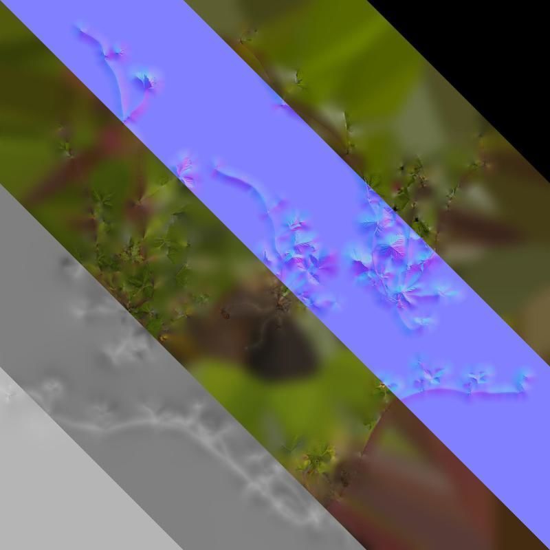 Anydrafts Duchesnea indica Atlas 05 Texture_8