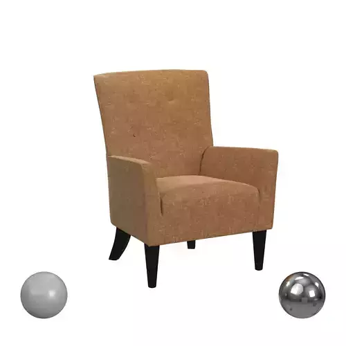 Carson Carrington Kourin Shelter High Back Wingback Chair 3D model