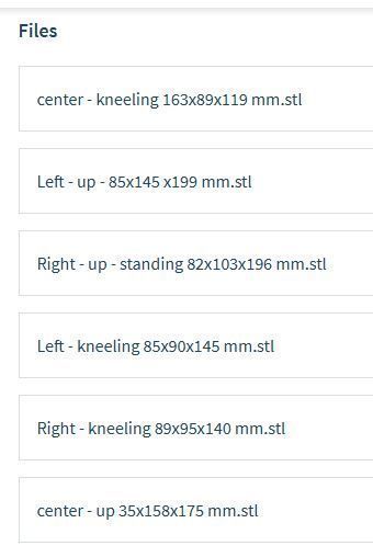 Star shape of cheer girls 3D print model_10