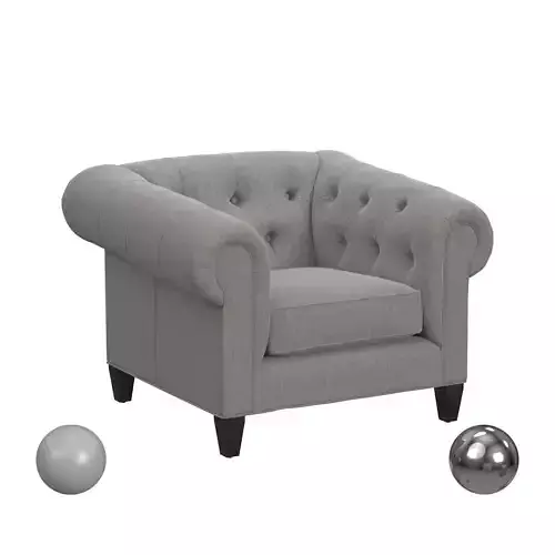Chair - Author Granite By Hughes Furniture 3D model