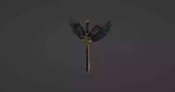 Angel Winged Sword Fantasy Weapon