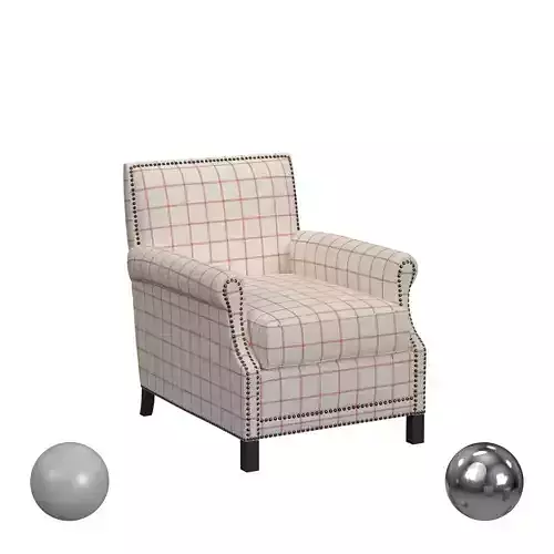 Easton Club Chair Brass Nail Heads