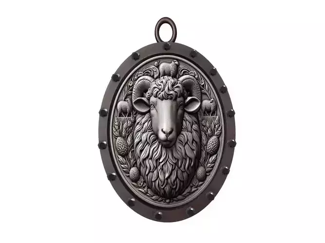 Sheep Animal Pendant
