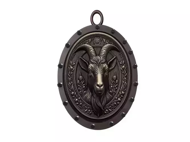 Goat Animal Pendant