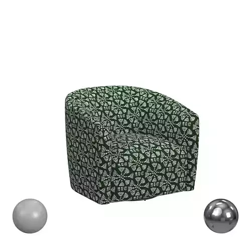 John Robshaw Amrit Swivel Chair