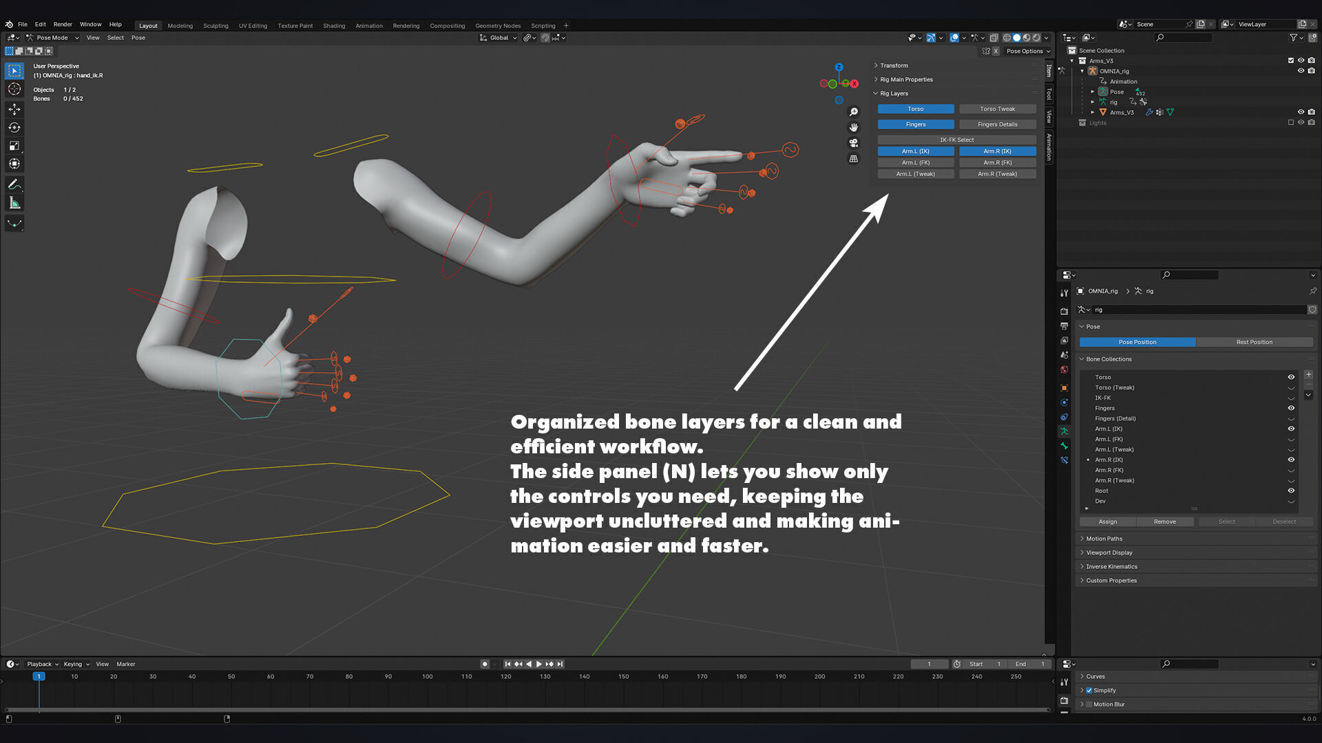 Realistic Neutral Arms - Cinematic Edition 3D model_10