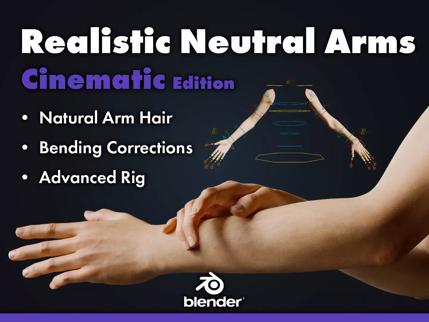 Realistic Neutral Arms - Cinematic Edition 3D model_0