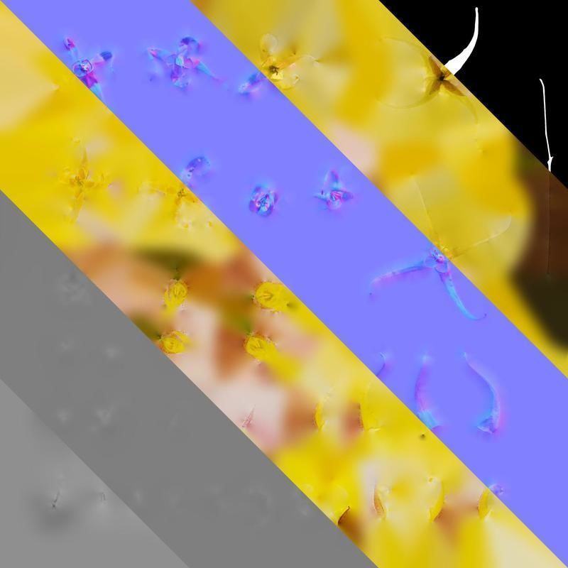 Anydrafts Epimedium brevicornu Flower 01 Texture_8